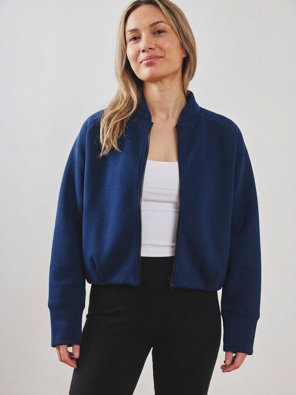 NWT LEZÉ the Label Harlow Jacket Navy